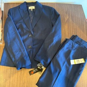 Le Suit  Navy Suit Set NWT SZ 14